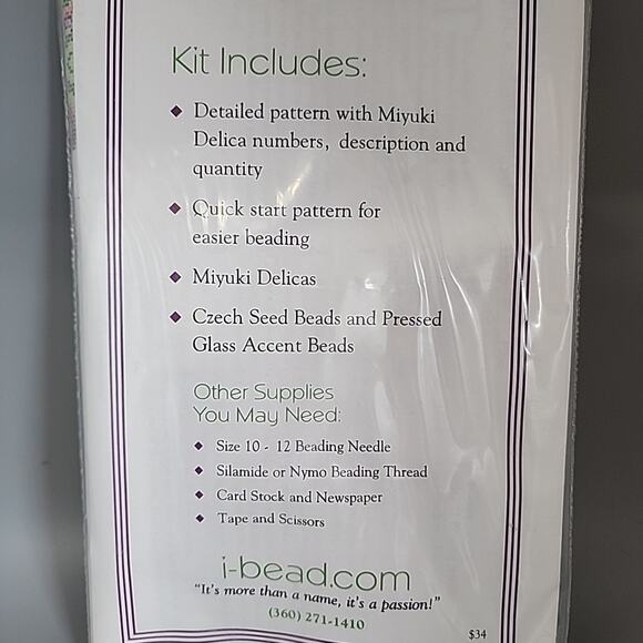 Needle Case Beading Kit Confetti Dragon Amy Loh-Kupser i-bead.com 2015 - Picture 5 of 5